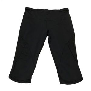 lululemon athletica Wear crop leggings womens mesh